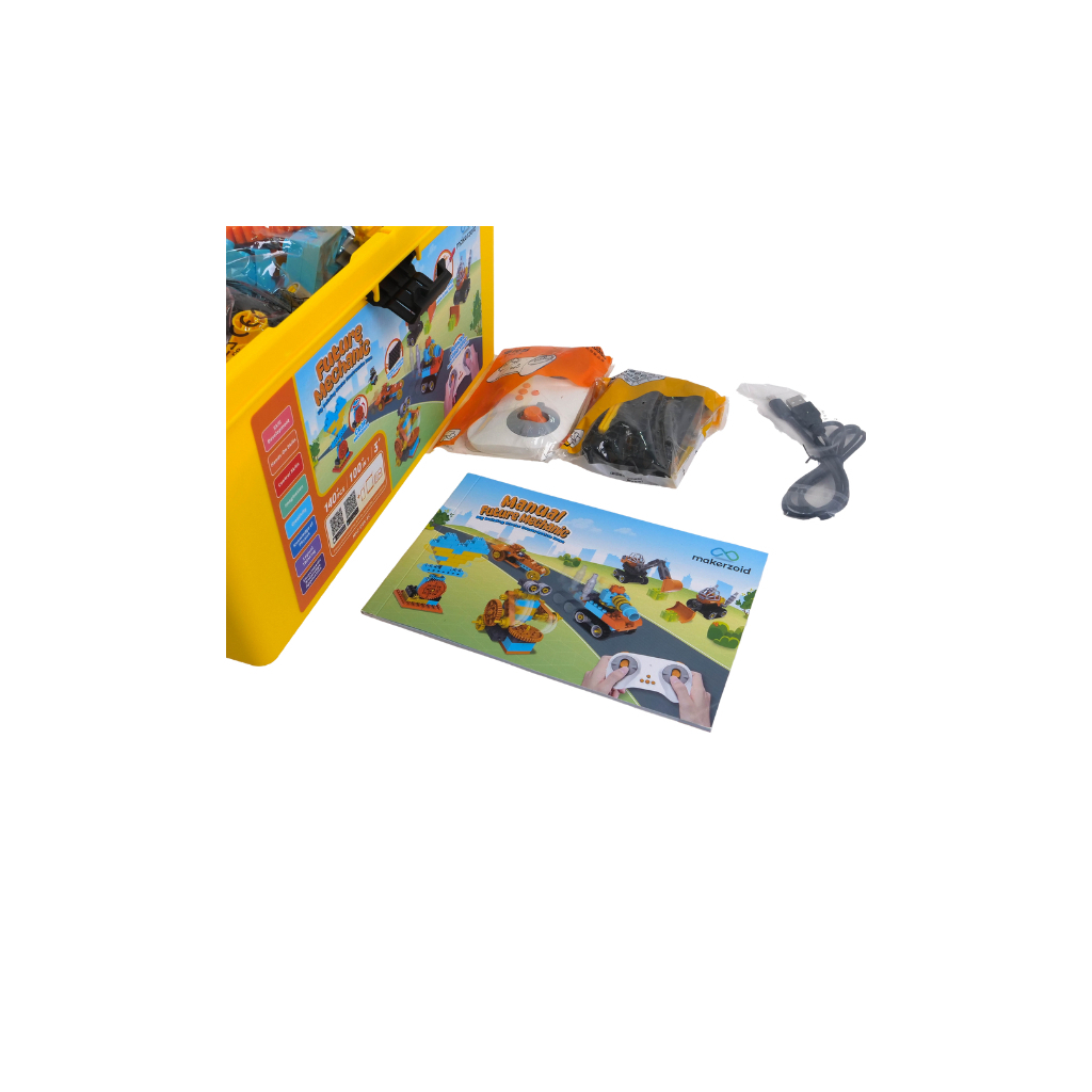 Конструктор Makerzoid Big Bloks - Future Mechanic (Механік майбутнього) (MKZ-OBK-EC) фото6
