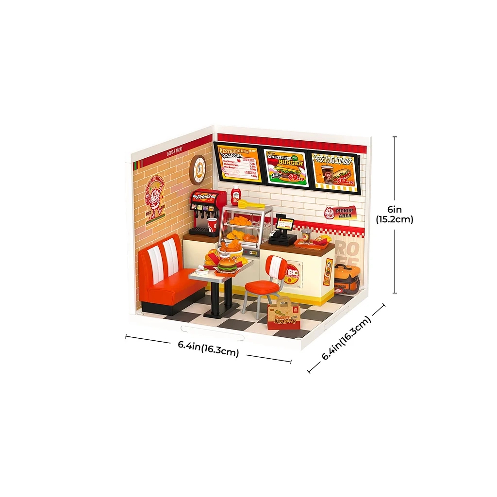 Конструктор Robotime Rolife 3D Бургери Yum Yum (DW010) фото2