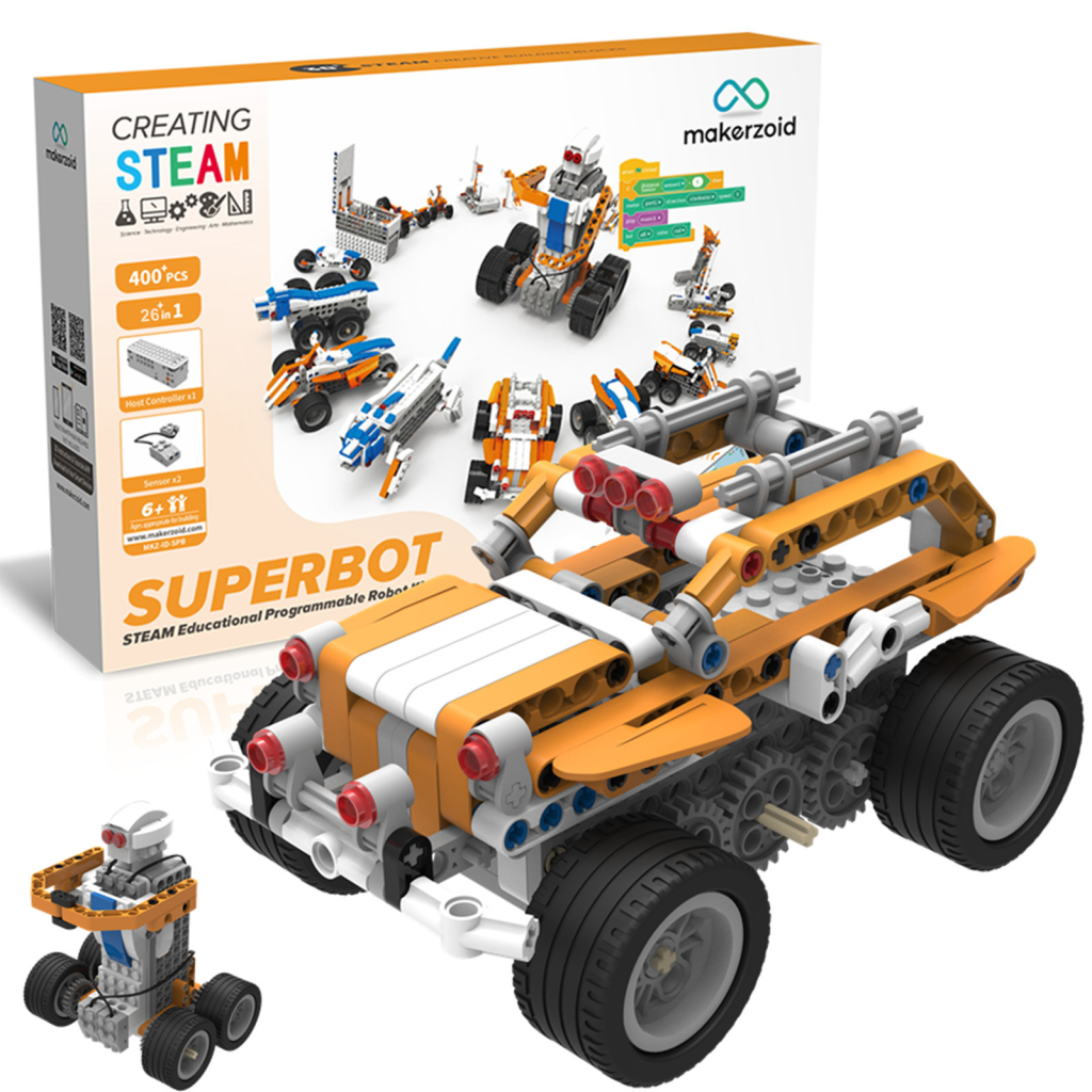 Конструктор Makerzoid Superbot Educational Building Blocks (MKZ-ID-SPB) фото4