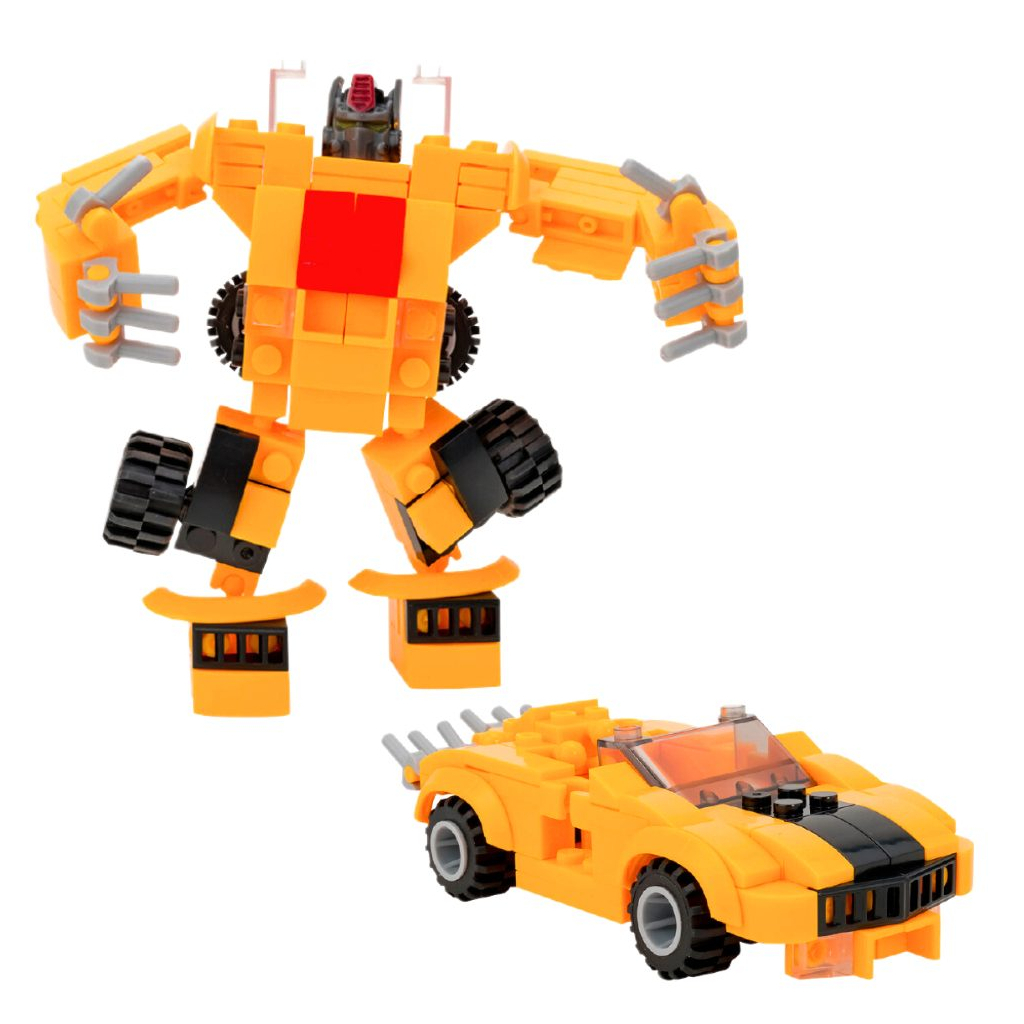 Конструктор Cubix Traxfigure 2-в-1, жовтий (39727/4) фото2