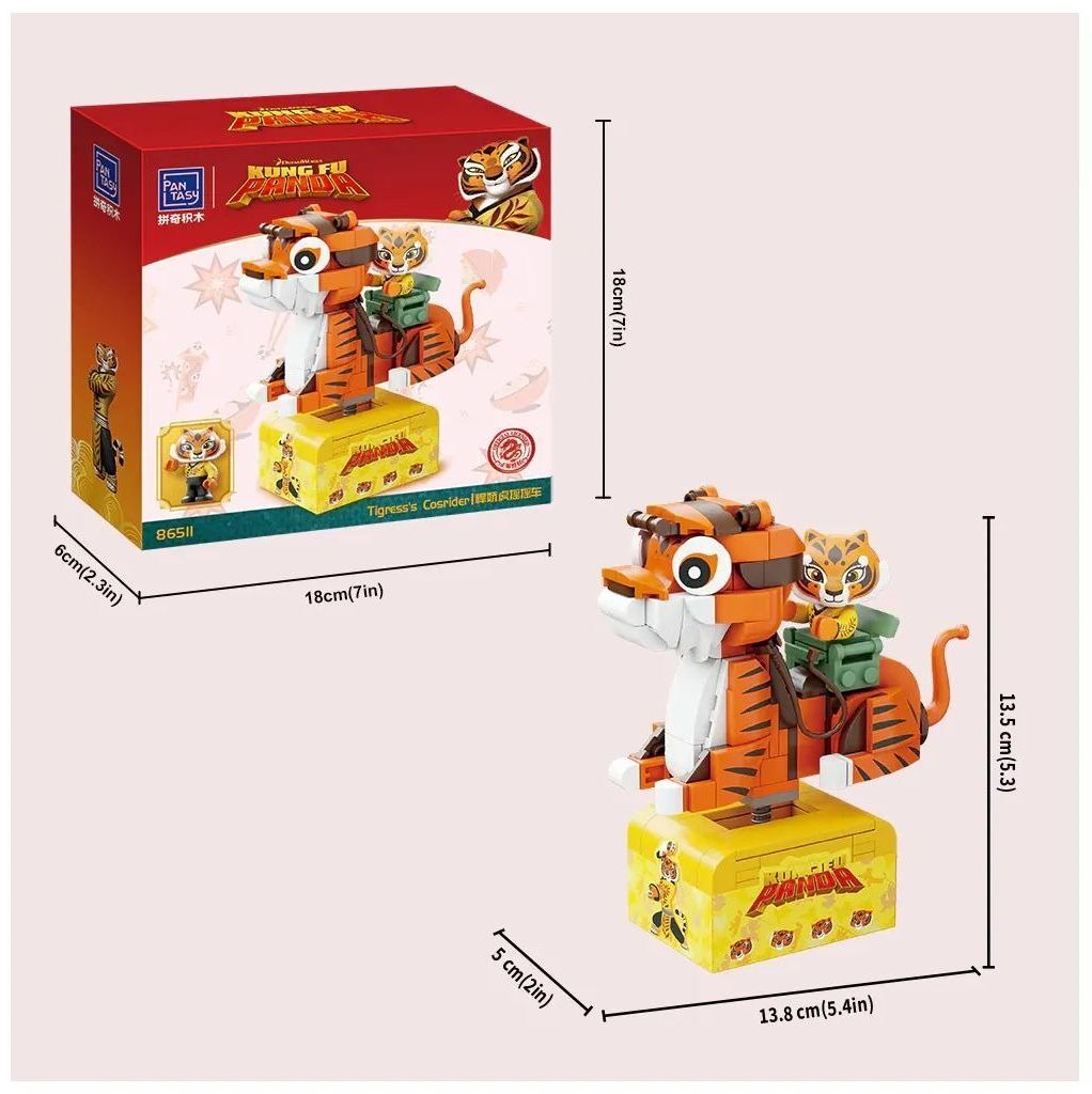 Конструктор Pantasy Kung Fu Panda Косридер Тигриці (86511) фото