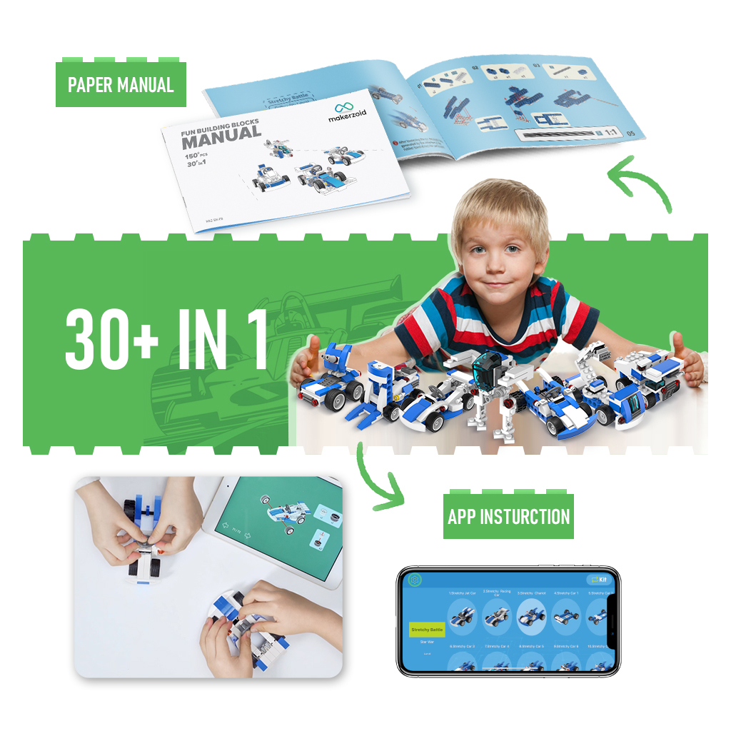 Конструктор Makerzoid Fun Building Blocks (MKZ-BK-FB) фото7