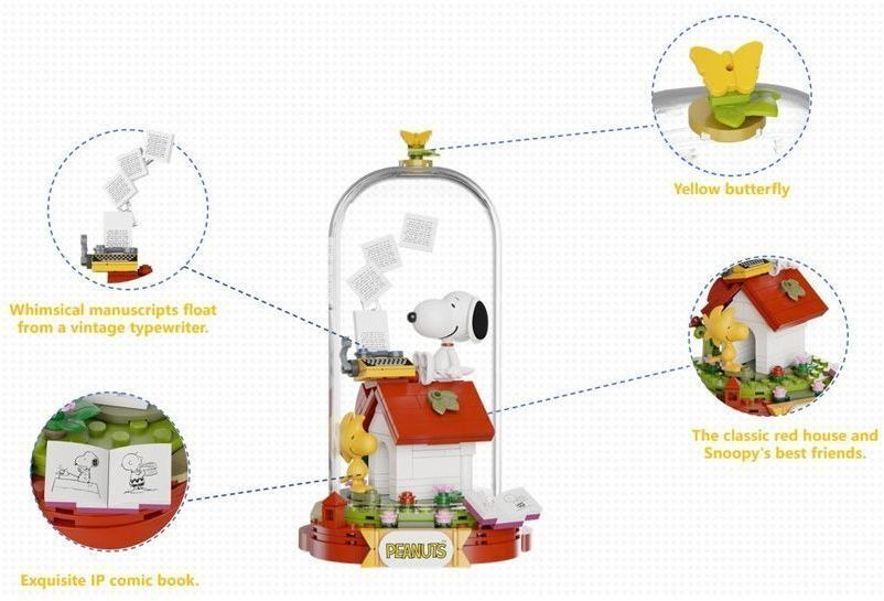 Конструктор Pantasy Snoopy - Червоний дім мрій (86901) фото