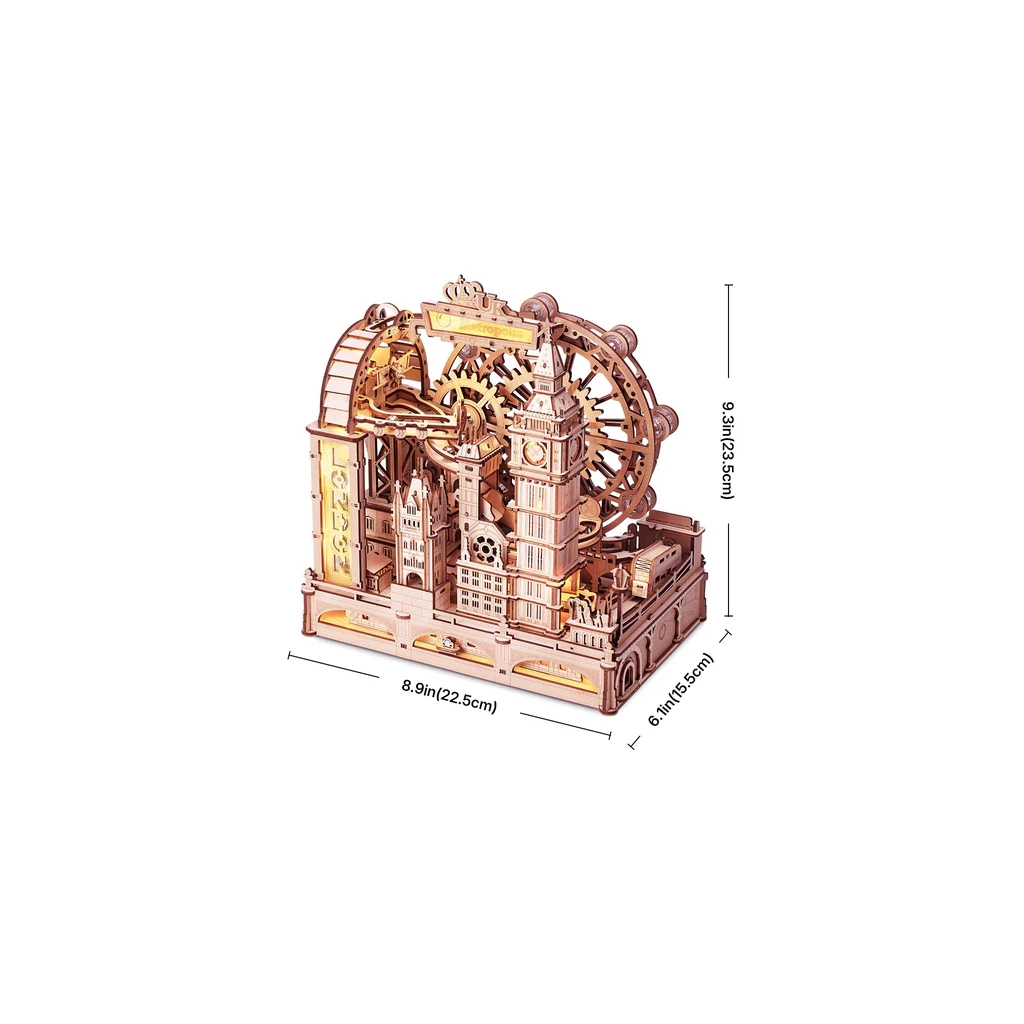 Конструктор Robotime Rokr деревянный 3D Marble Travel Лондон (EGB01) фото2