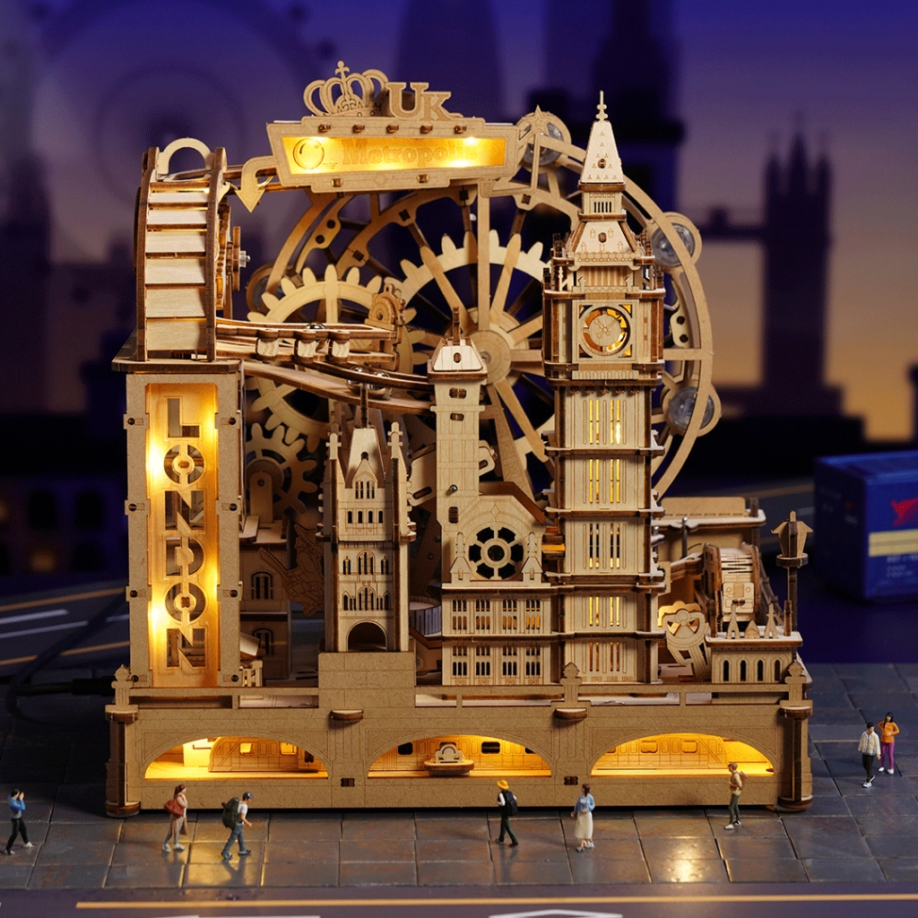 Конструктор Robotime Rokr деревянный 3D Marble Travel Лондон (EGB01) фото7