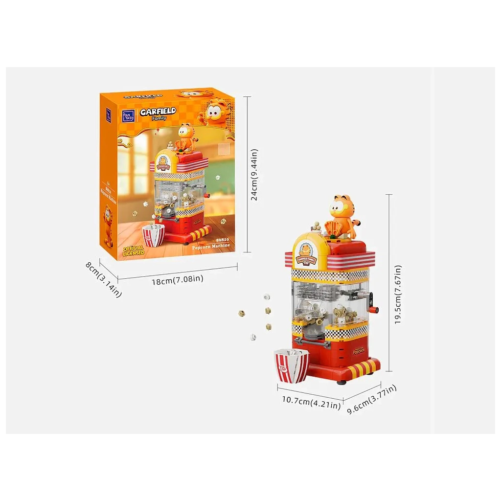 Конструктор Pantasy Garfield -Fantastic Machines - Машина для попкорна (86810) фото8