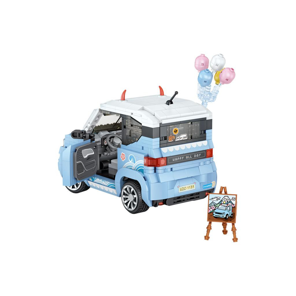 Конструктор LOZ mini Автомобіль MINI блакитний (1131) фото
