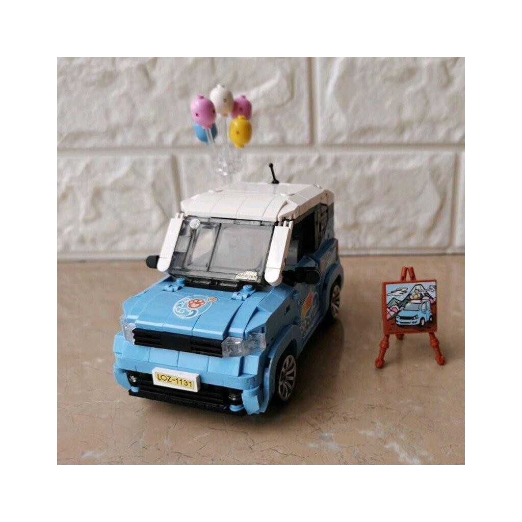 Конструктор LOZ mini Автомобіль MINI блакитний (1131) фото