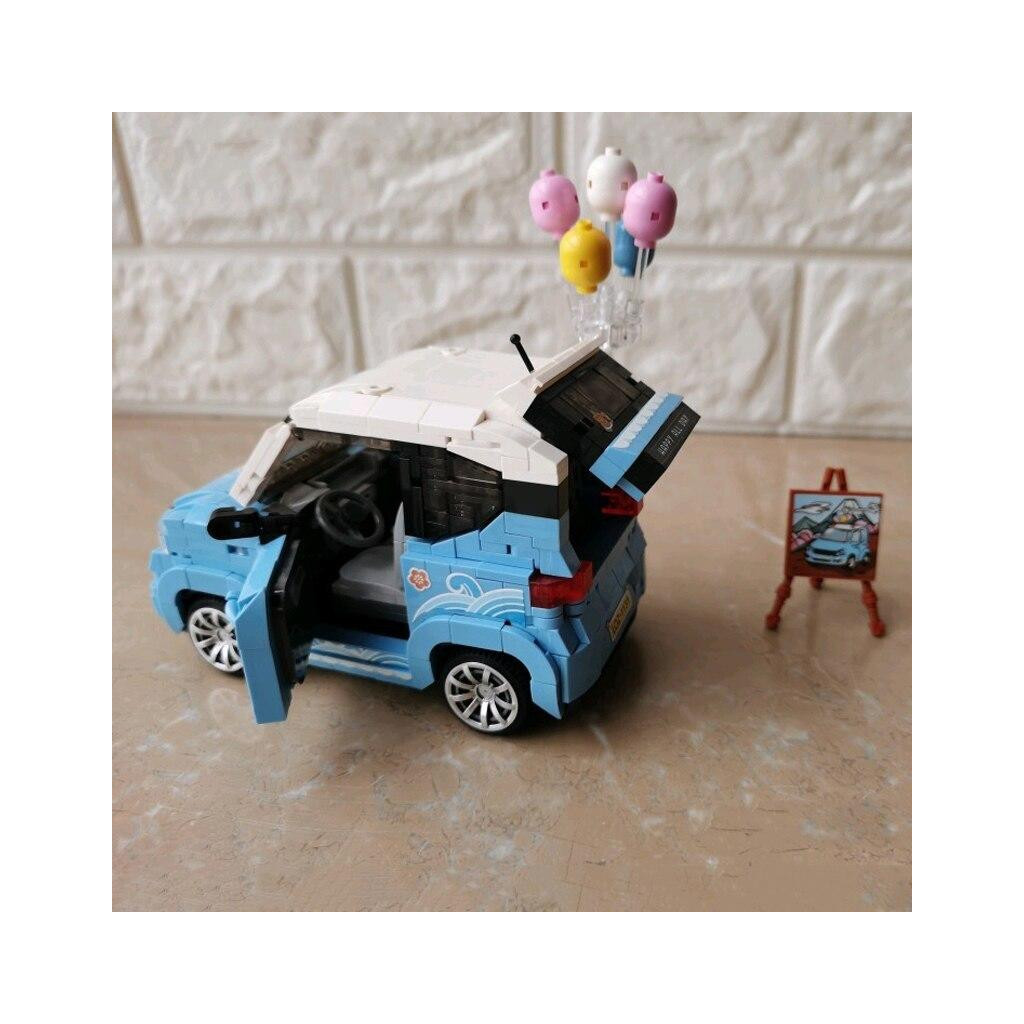 Конструктор LOZ mini Автомобіль MINI блакитний (1131) фото
