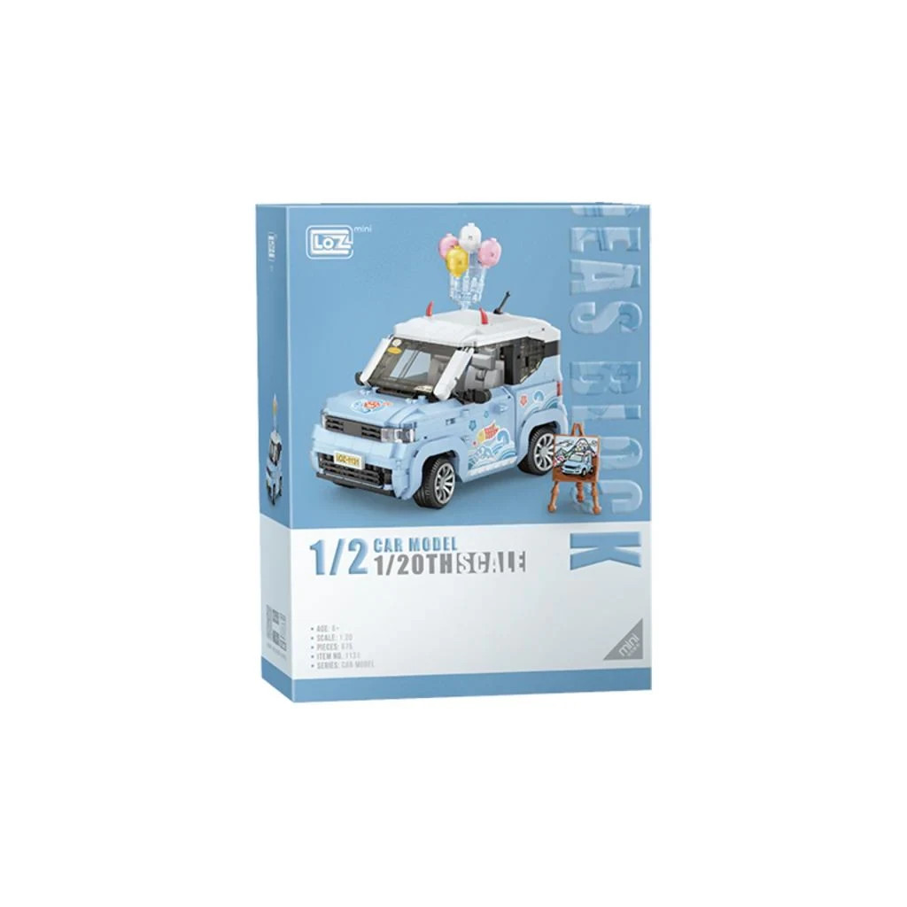 Конструктор LOZ mini Автомобіль MINI блакитний (1131) фото