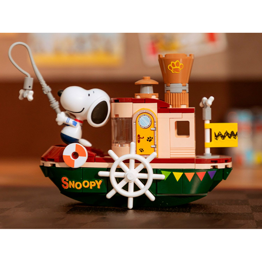 Конструктор Pantasy Snoopy - Пароход (86907) фото2