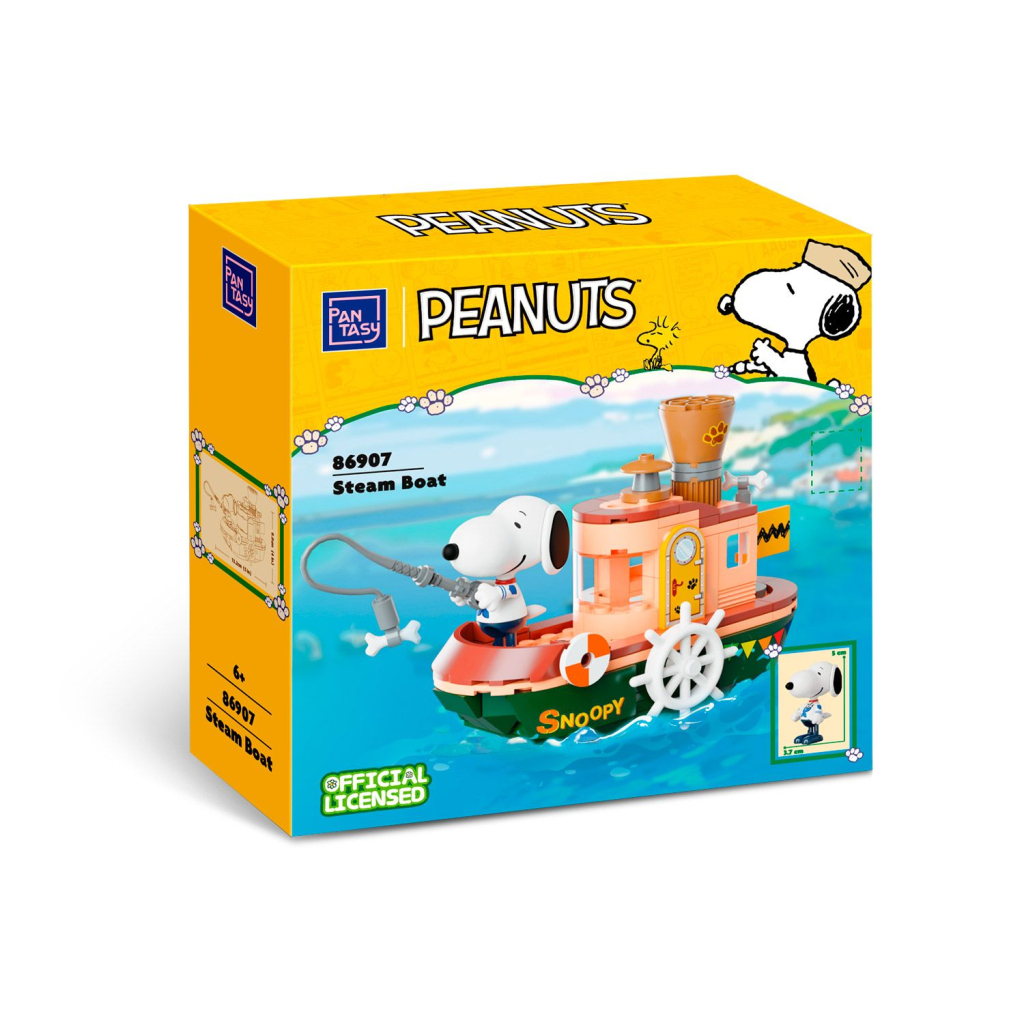 Конструктор Pantasy Snoopy - Пароход (86907) фото7
