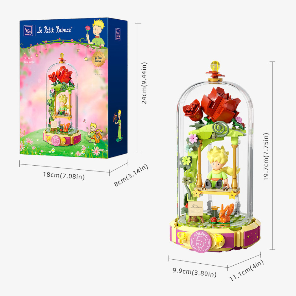 Конструктор Pantasy Le Petit Prince Серия Вечность-качели Роза (86322) фото6
