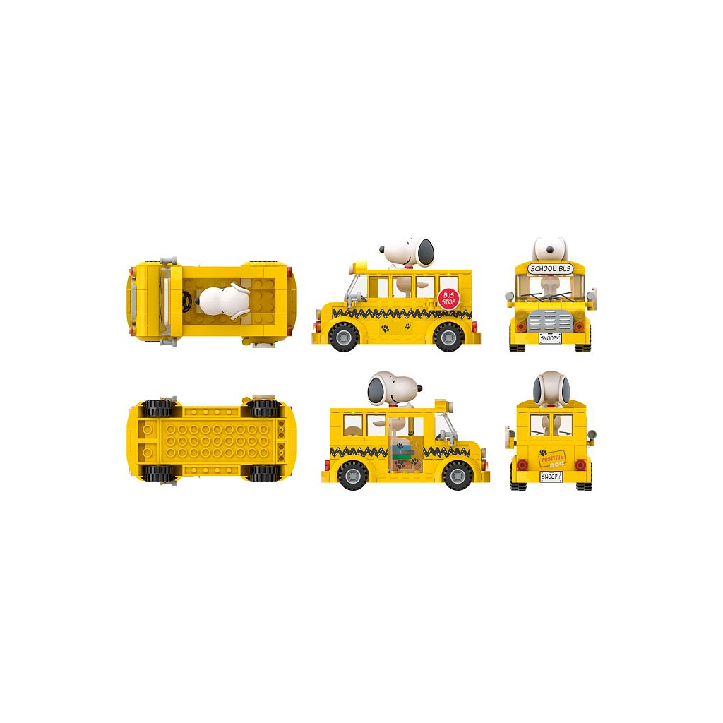 Конструктор Pantasy Snoopy - Школьный автобус (86906) фото6