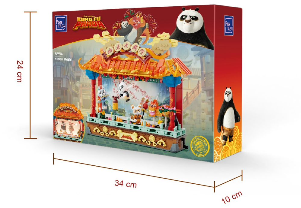 Конструктор Pantasy Kungfu Panda -Кунгфу Театр (86514) фото