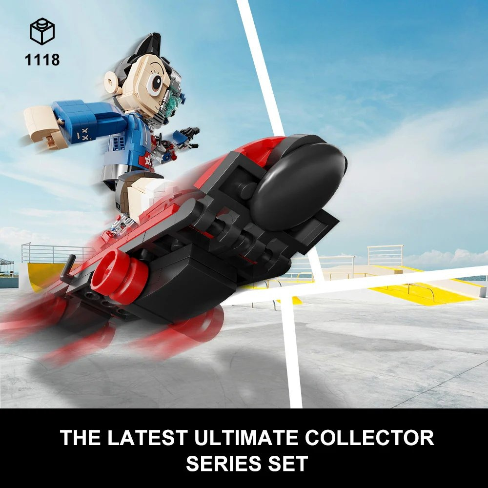 Конструктор Pantasy Astro Boy: Мальчик со скейтбордом (86207) фото3