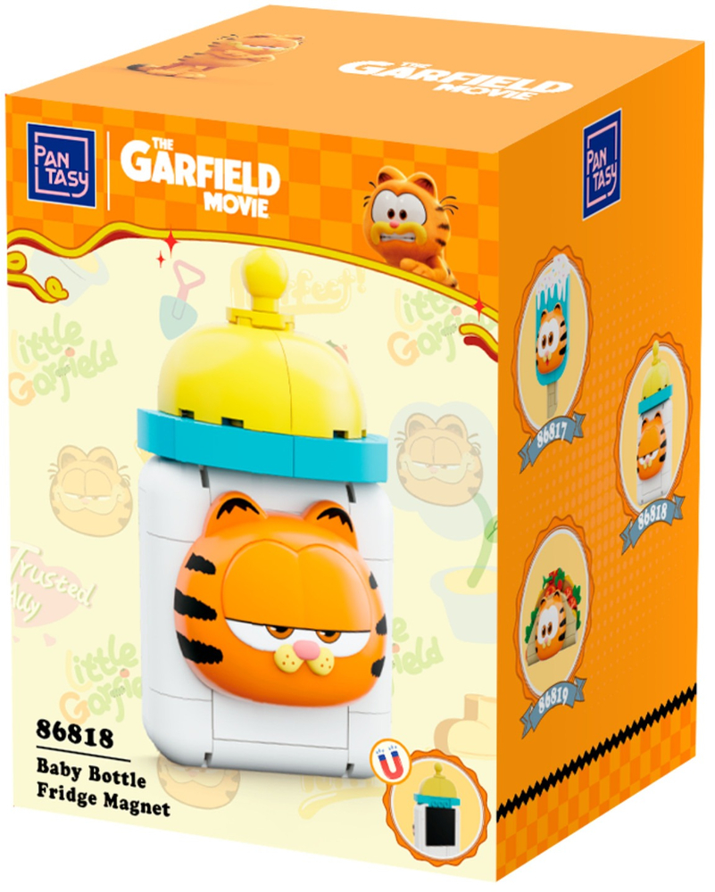 Конструктор Pantasy Garfield Магніт на холодильник Дитяча пляшечка (86818) фото4