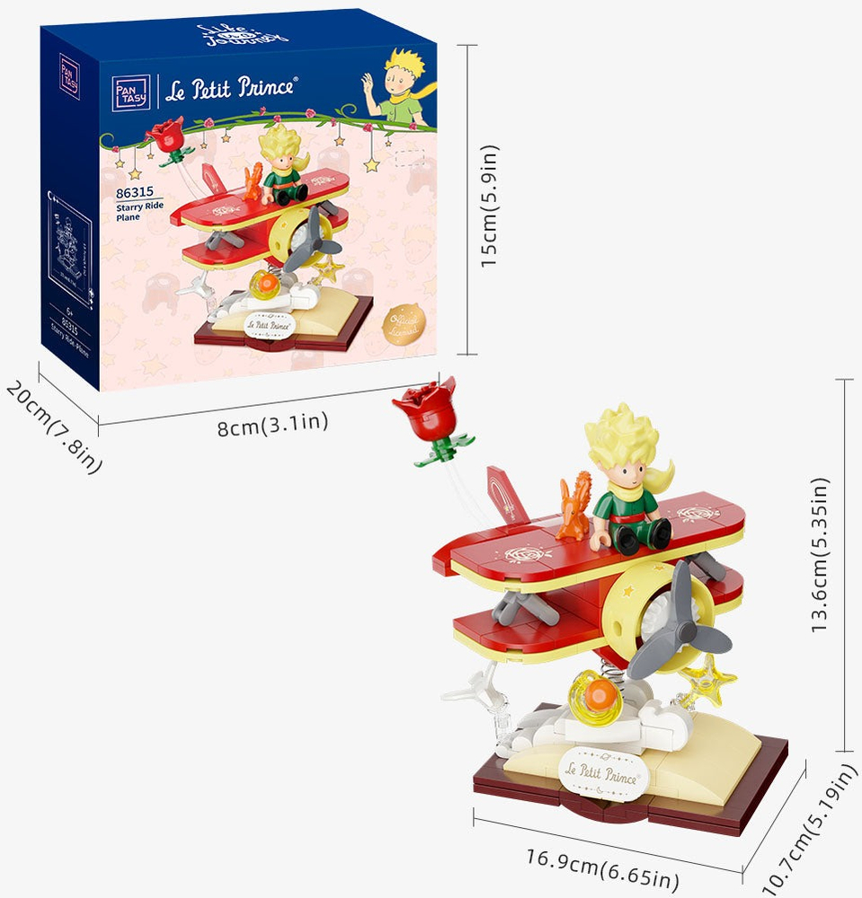 Конструктор Pantasy Le Petit Prince -Звездный самолетик (86315) фото