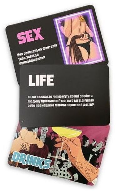 Настільна гра 18+ PLAYROOM Sex Life Drinks (ВР_SLD) фото