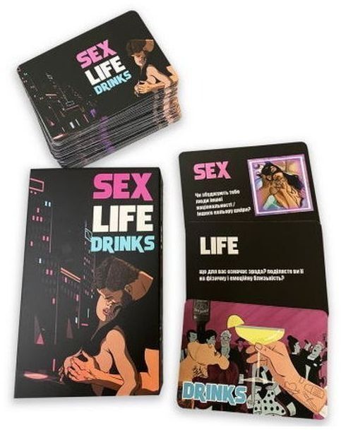 Настільна гра 18+ PLAYROOM Sex Life Drinks (ВР_SLD) фото