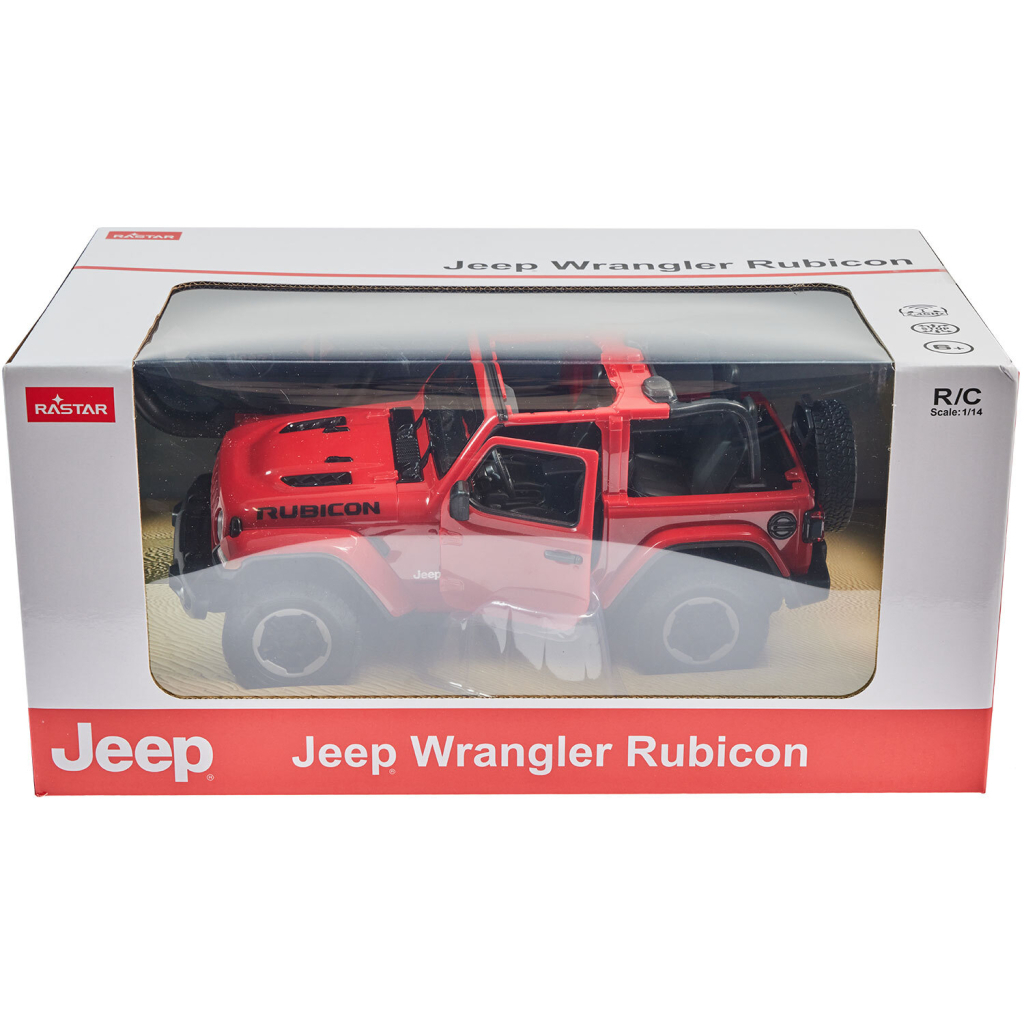 Радиоуправляемая игрушка Rastar JEEP Wrangler Rubicon 1:14 красный (79460 red) фото10
