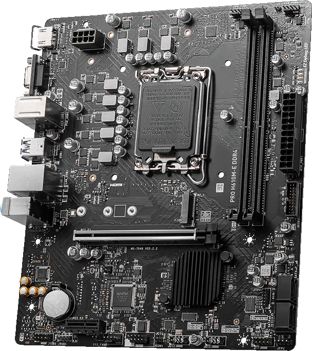 Материнська плата MSI PRO H610M-E DDR4 (s1700, Intel H610, DDR4, mATX) фото4