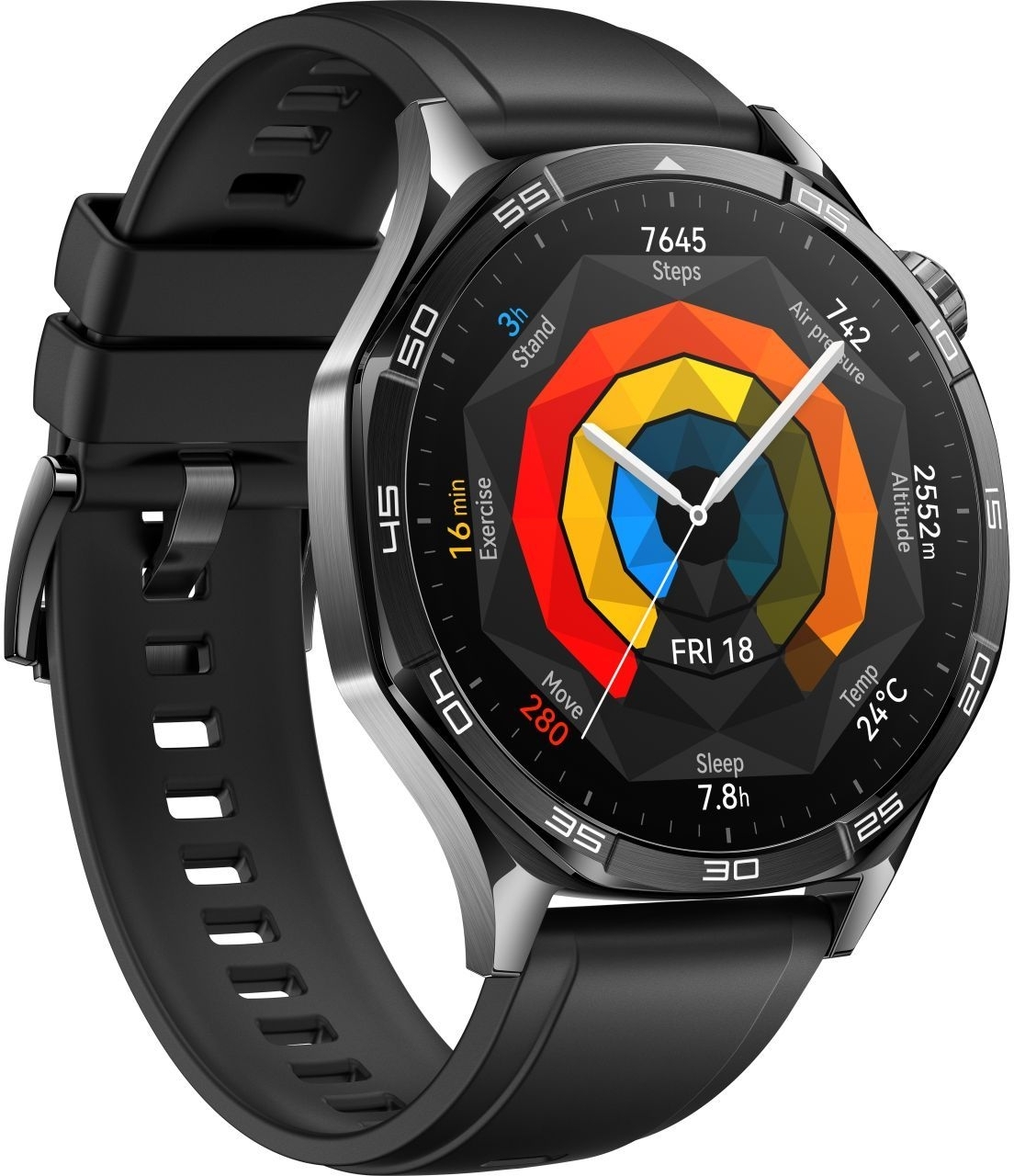 Смарт-годинник Huawei Watch GT 5 46mm Active Black (55020DKM) фото3