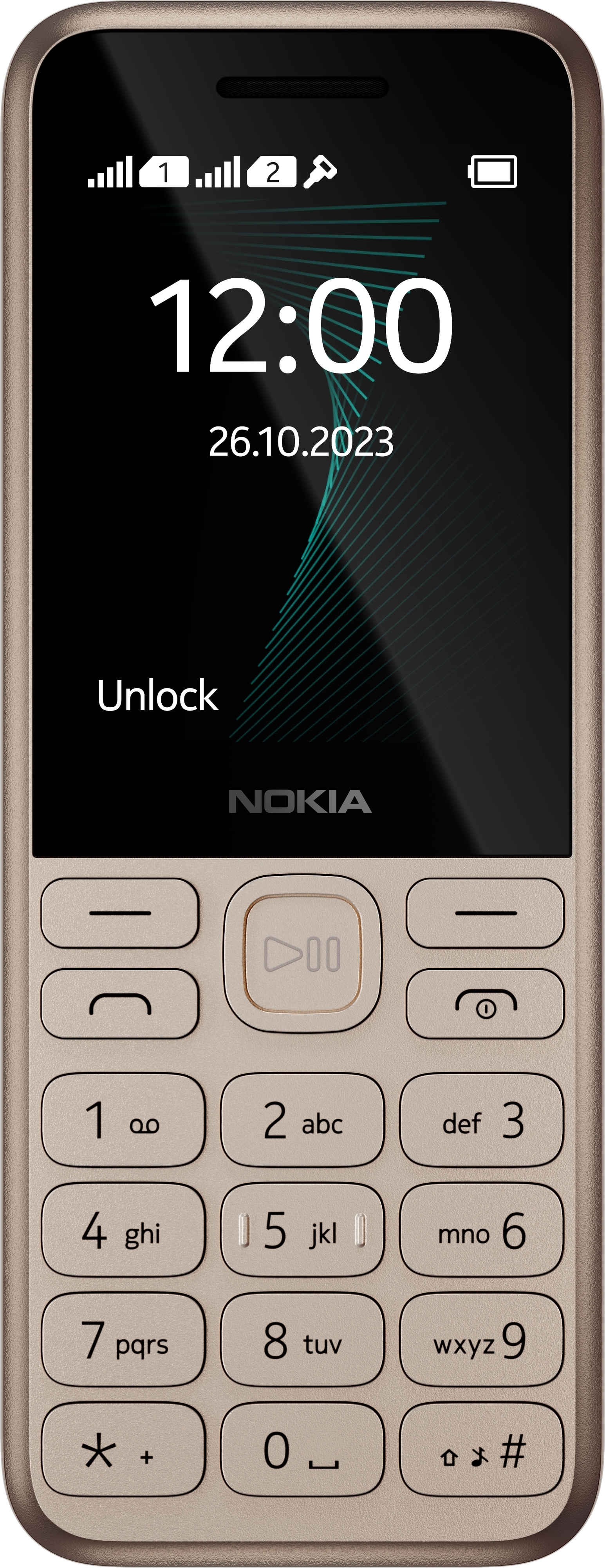 Мобільний телефон Nokia 130 Dual Sim 2023 Light Gold (286844678) фото3