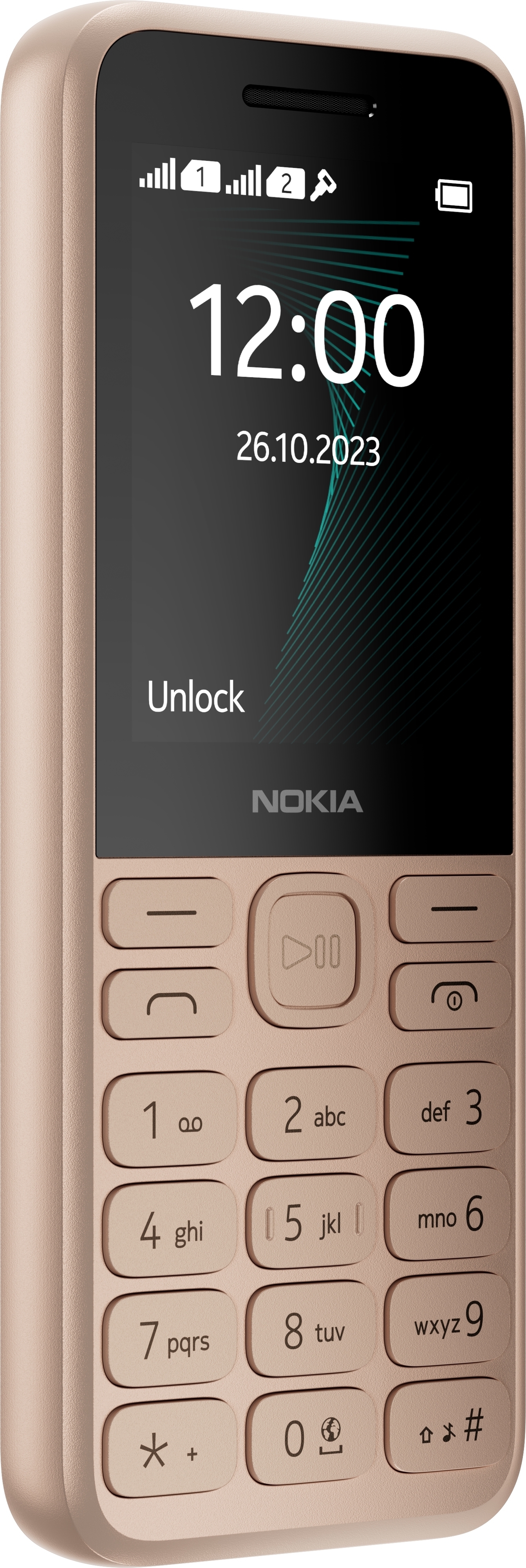 Мобільний телефон Nokia 130 Dual Sim 2023 Light Gold (286844678) фото2