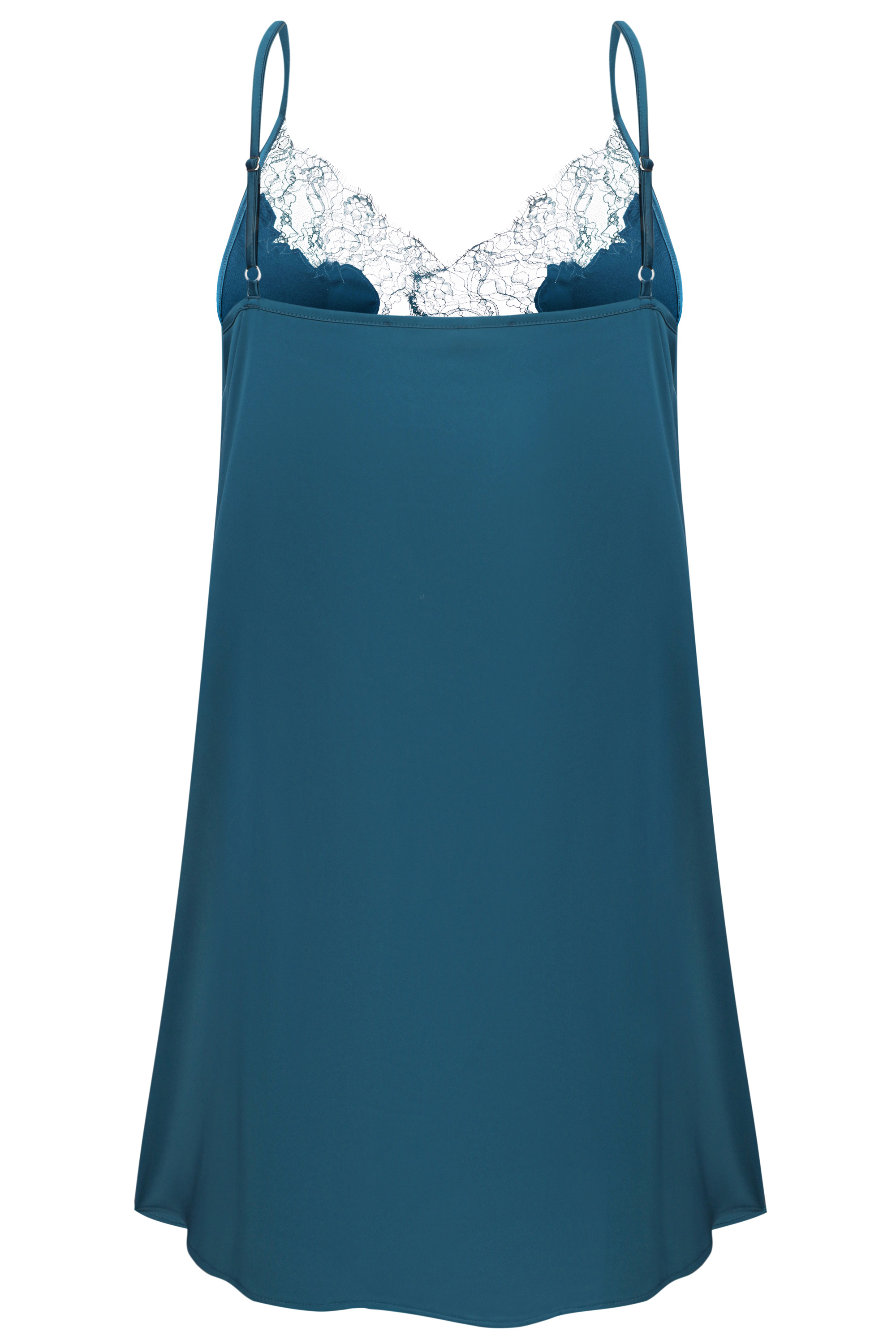 Ночная рубашка женская Effetto Satin Elegance S03407 XL изумрудная фото4