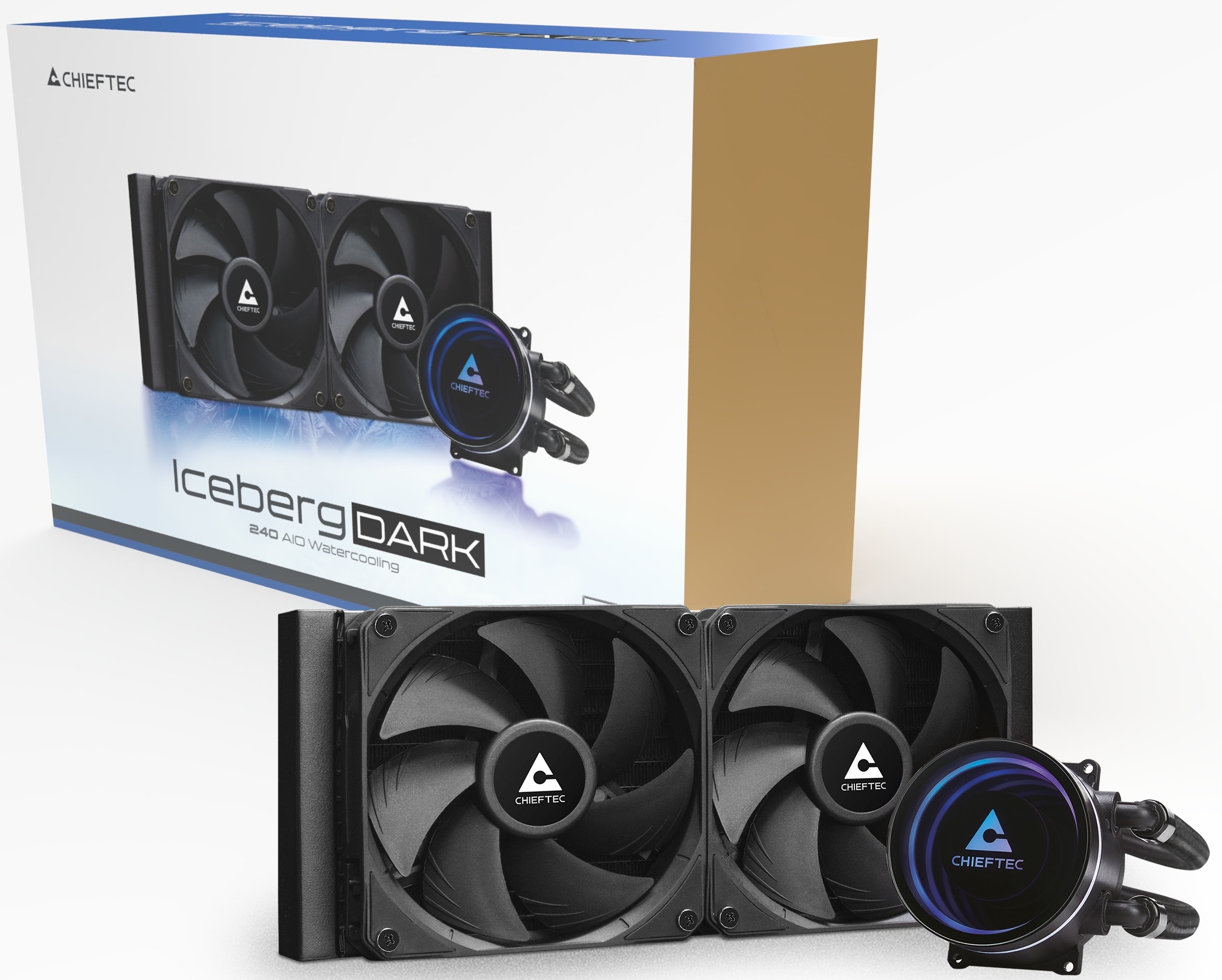 Система рідинного охолодження Chieftec Iceberg 240 DARK (CLC-240-BLK) фото5