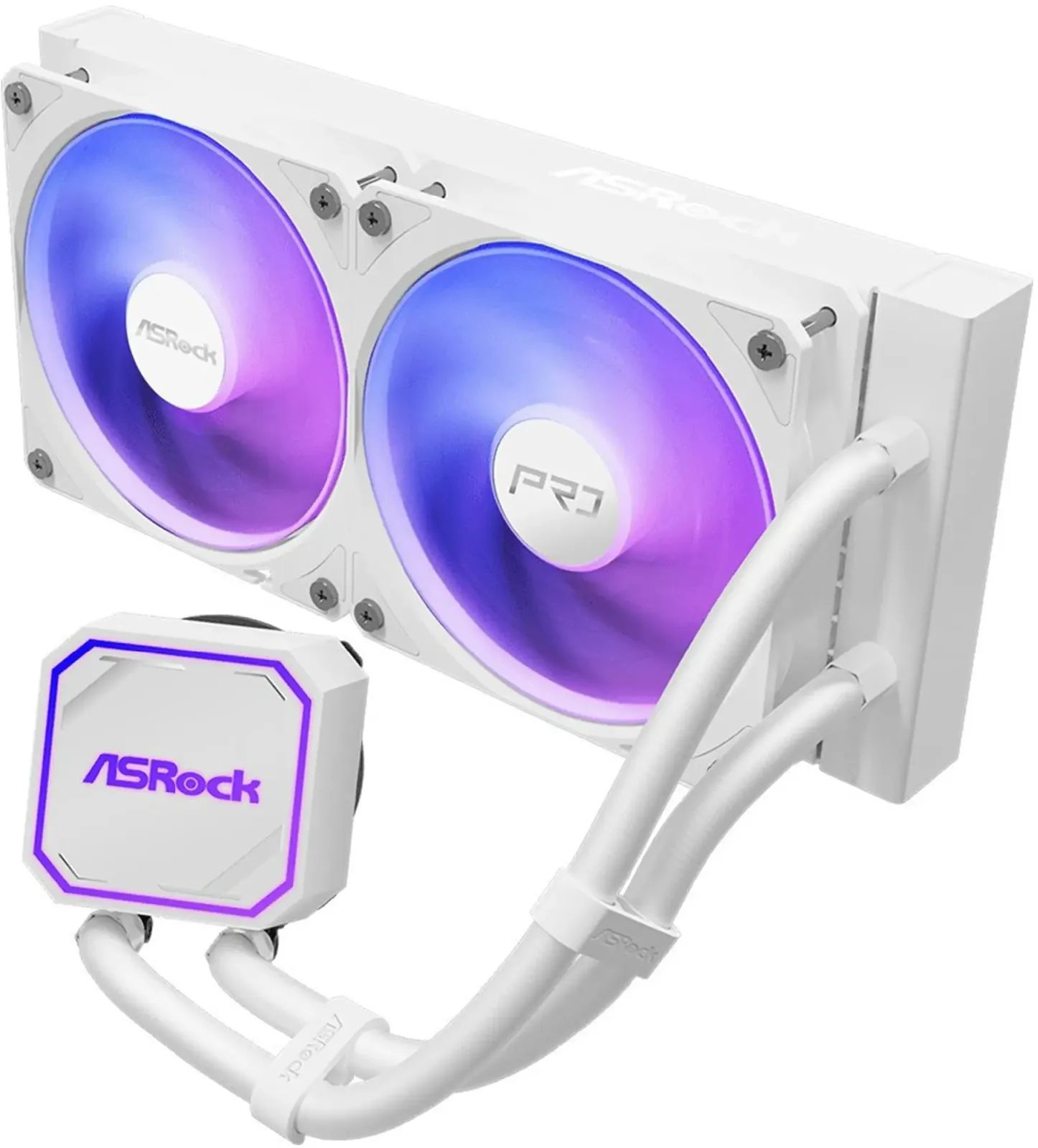 Система рідинного охолодження ASRock Pro White 240 ARGB (Pro White_240_ARGB) фото4