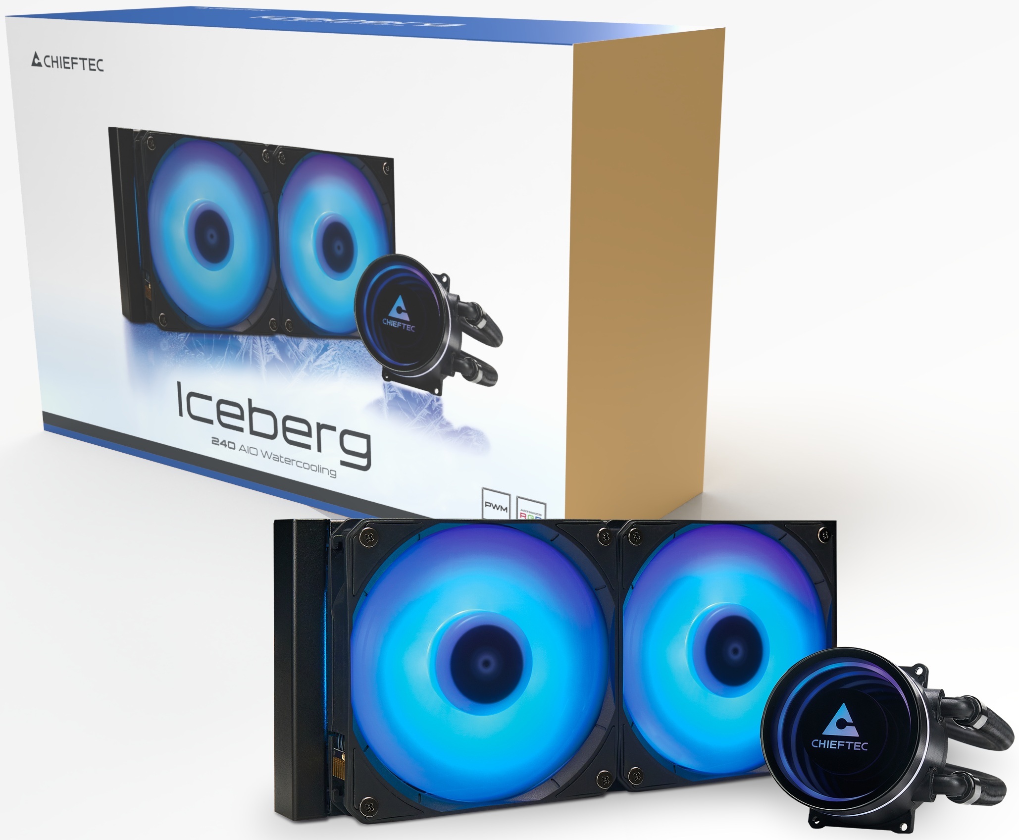 Система рідинного охолодження Chieftec Iceberg 240 ARGB (CLC-240-RGB) фото5