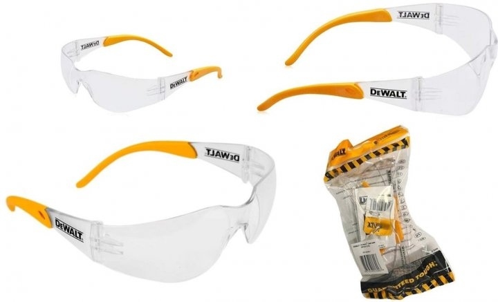 Захисні окуляри DeWALT Protector, прозорі, полікарбонатні (DPG54-1D) фото
