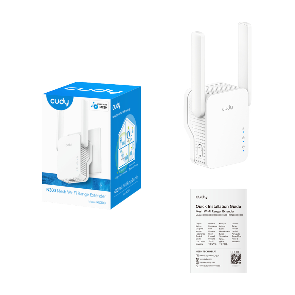Усилитель Wi-Fi сигнала Cudy RE300 (RE300_Cudy) фото4