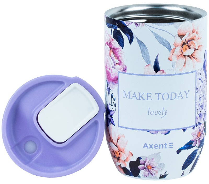 Термокружка Axent 350мл, Violet Whispers (8721-10-A) фото