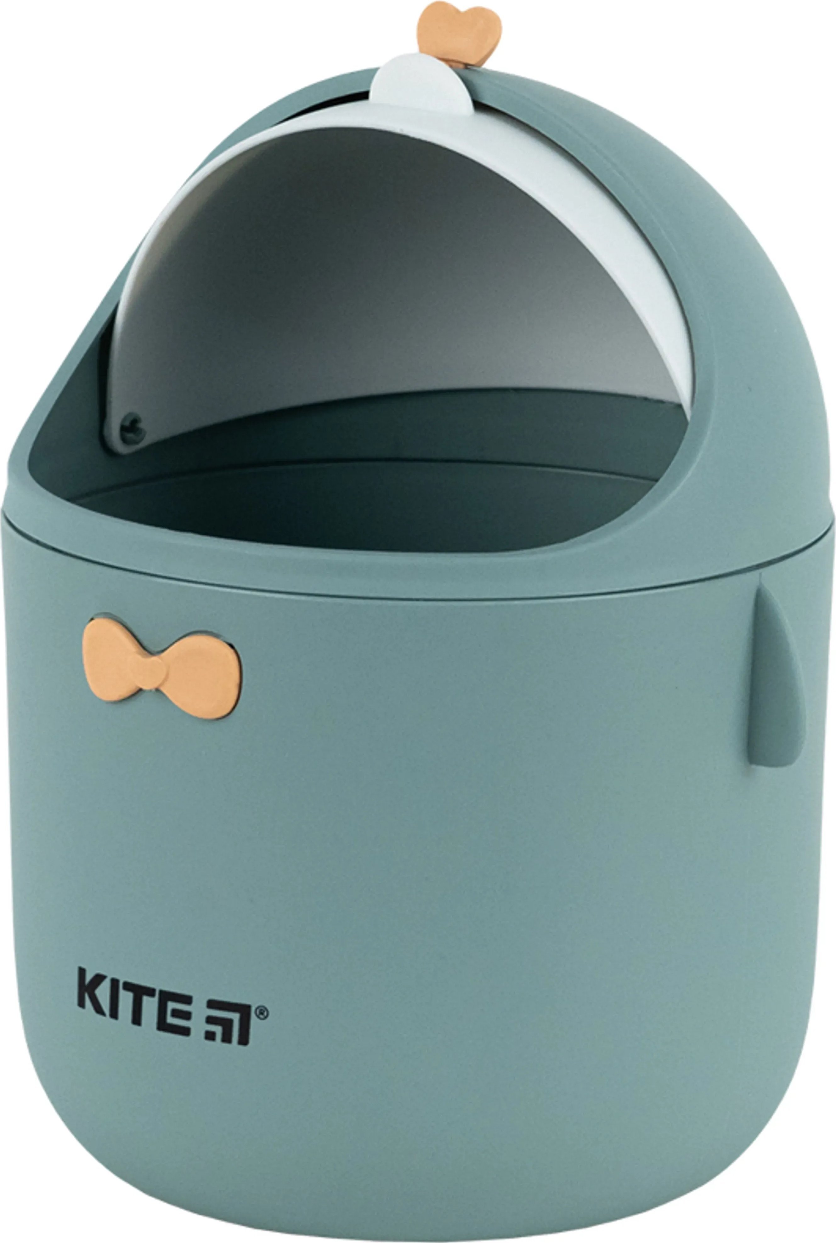 Настільний контейнер для сміття Kite, сіро-зелений (K24-010-1) фото3