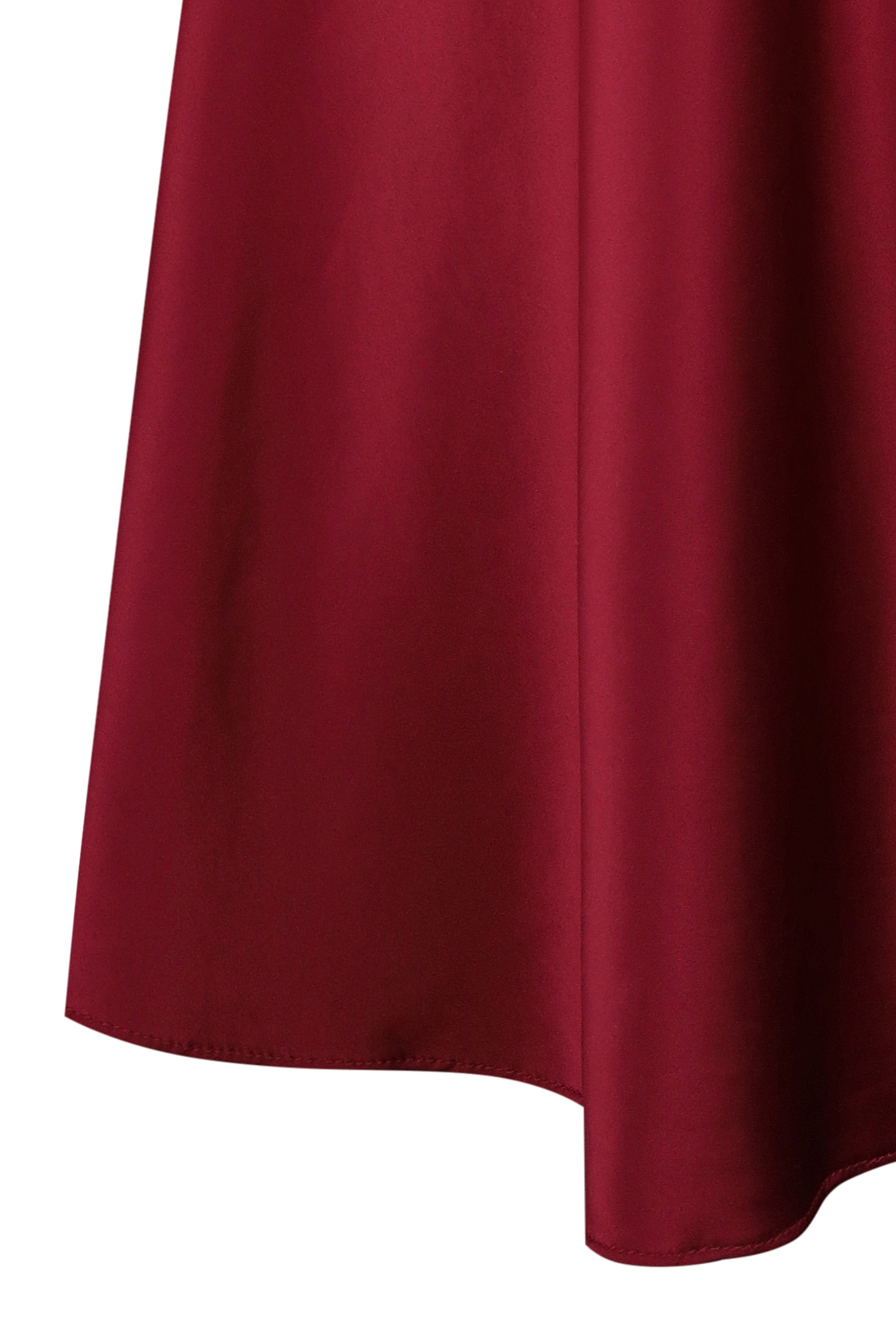 Ночная рубашка женская Effetto Satin Basic S03199 M бордовая фото6
