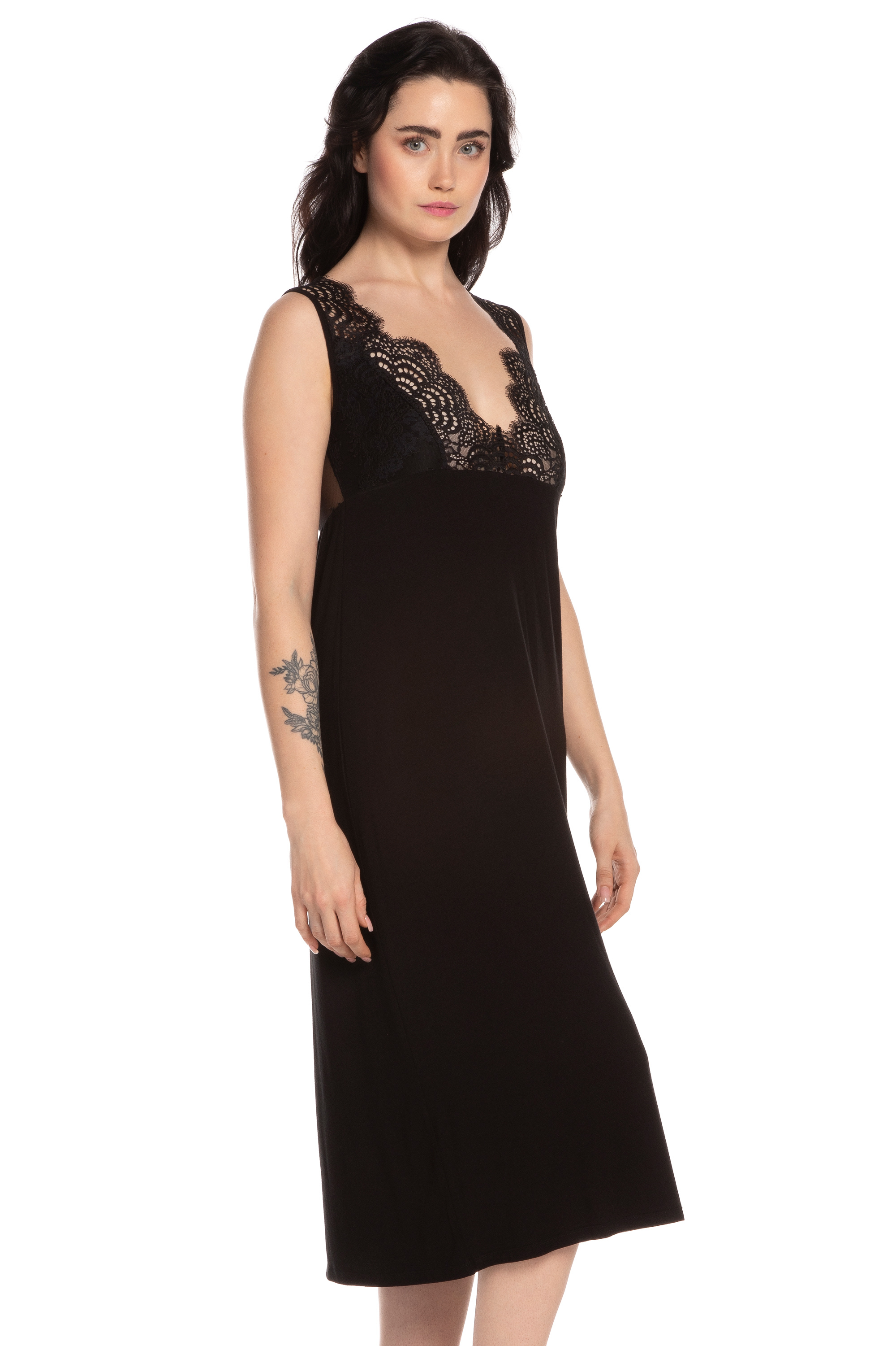 Ночная рубашка женская Effetto Sexy lady 10501C S черная фото5