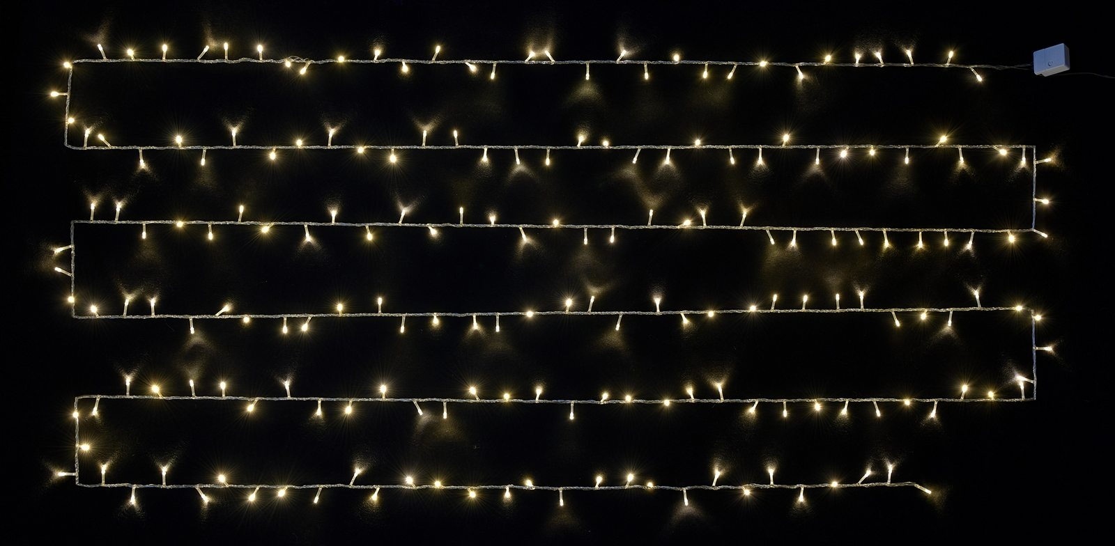 Гирлянда Delux STRING 200 LED 10m Теплый белый/прозрачный IP20 (90017981) фото3