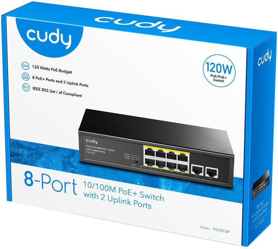 Комутатор Cudy FS1010P фото4