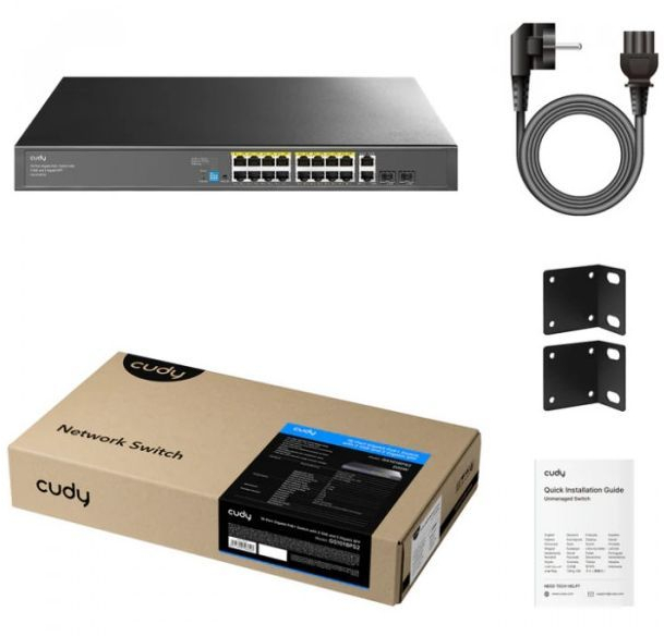 Комутатор Cudy GS1018PS2 фото2