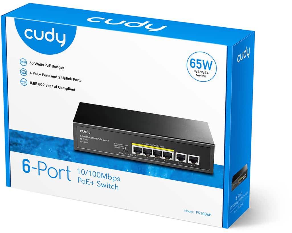 Комутатор Cudy FS1006P фото