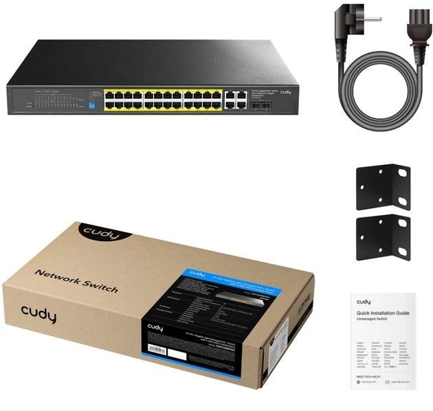 Комутатор Cudy GS1028EPS2 фото2