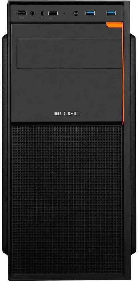 Корпус LogicConcept J23 USB 3.0x2+2.0x2 BLACK без БЖ ATX фото2