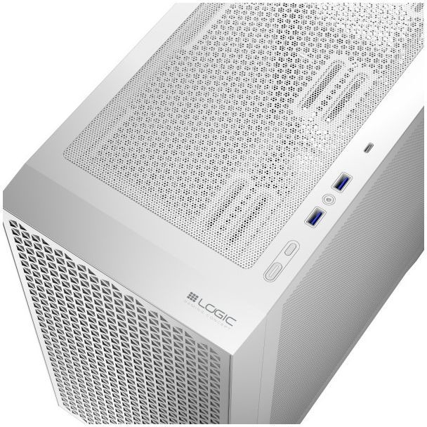 Корпус LogicConcept DART PRO MINI WHITE MESH fans 3x120mm без БЖ mATX фото5