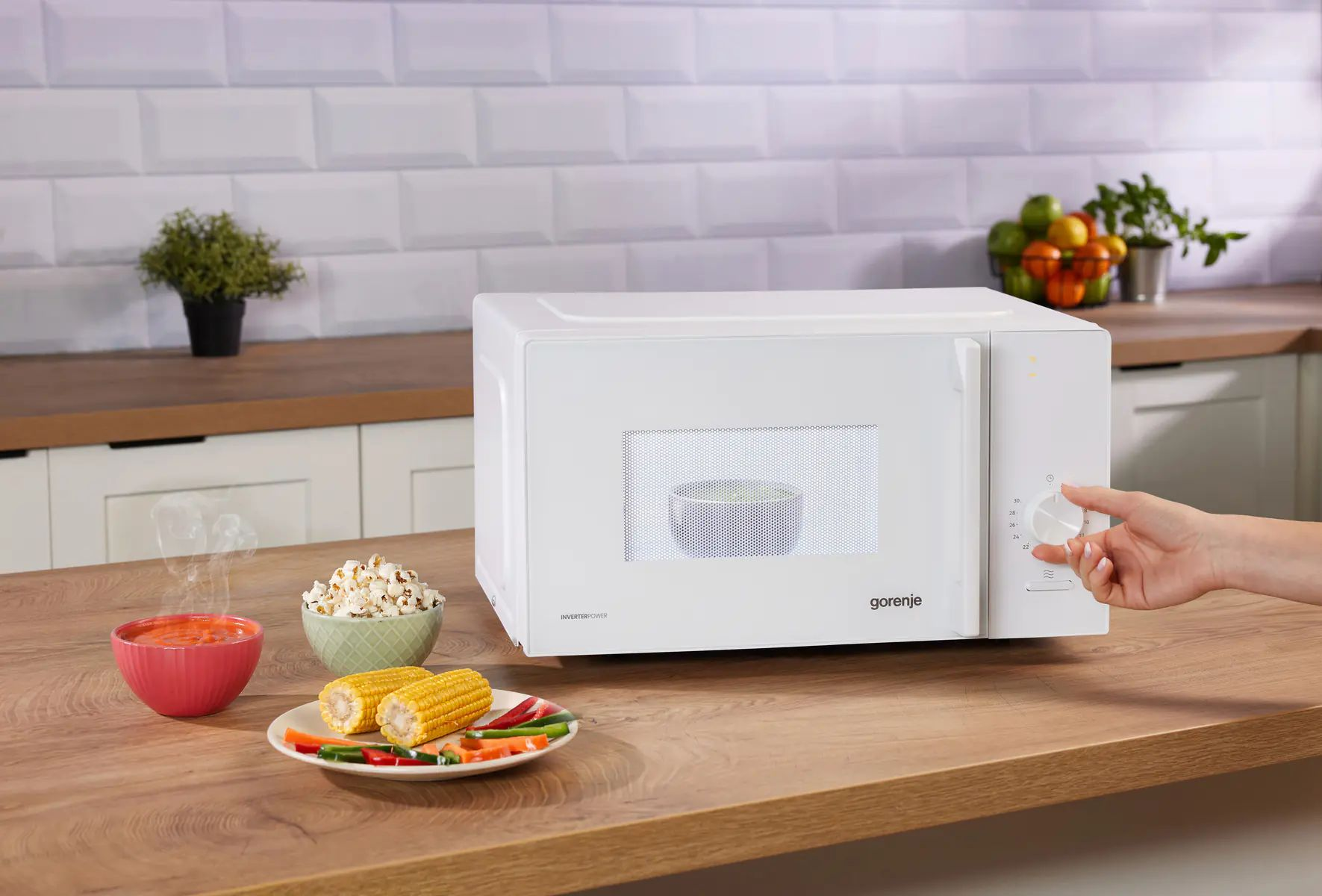 Мікрохвильова піч Gorenje MO20E1W15 фото5