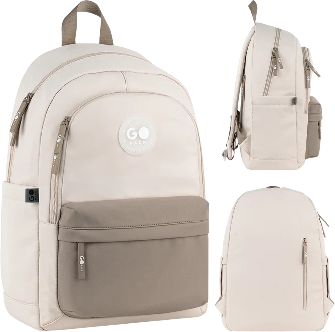 Рюкзак GoPack Education Teens 141L бежевий, коричневий (GO26-141L-1) фото2