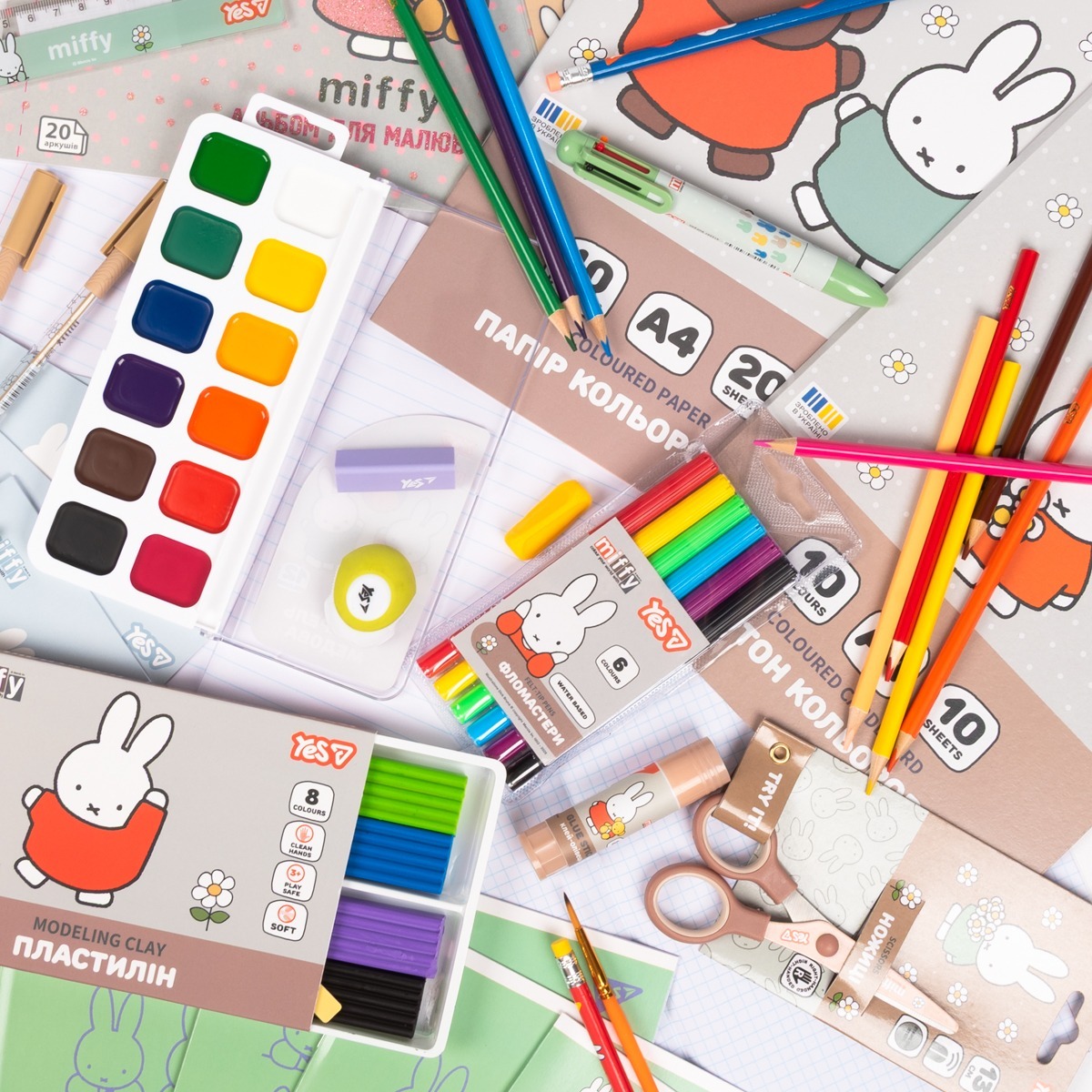 Набор канцелярии Yes Miffy подарочный набор школьника (450265) фото3