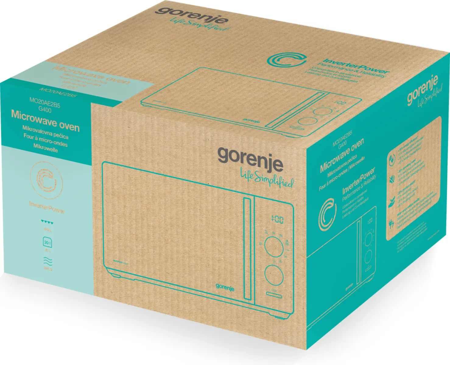 Мікрохвильова піч Gorenje MO20AE2B5 фото11